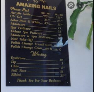 Amazing nails and spa prices