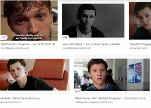 Peter parker imagines he makes you cry